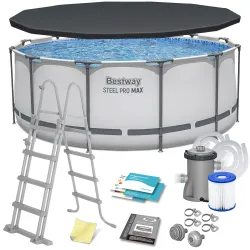 Piscina Jardín Marco 366 x 122 cm 6en1 Bestway 56420