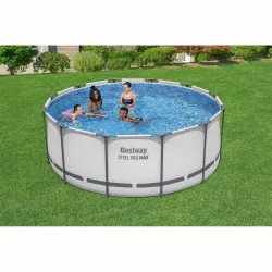 Piscinas con estructura 366 x 122 cm, ideales para actividades de verano al aire libre