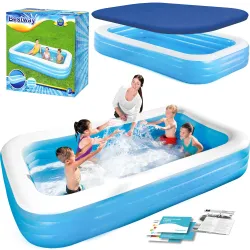 Bestway 54009 Piscina Hinchable Familiar 305 x 183 x 56 cm 2-en-1