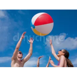 Pelota de playa hinchable de 61 cm, perfecta para jugar en la playa o en el jardín