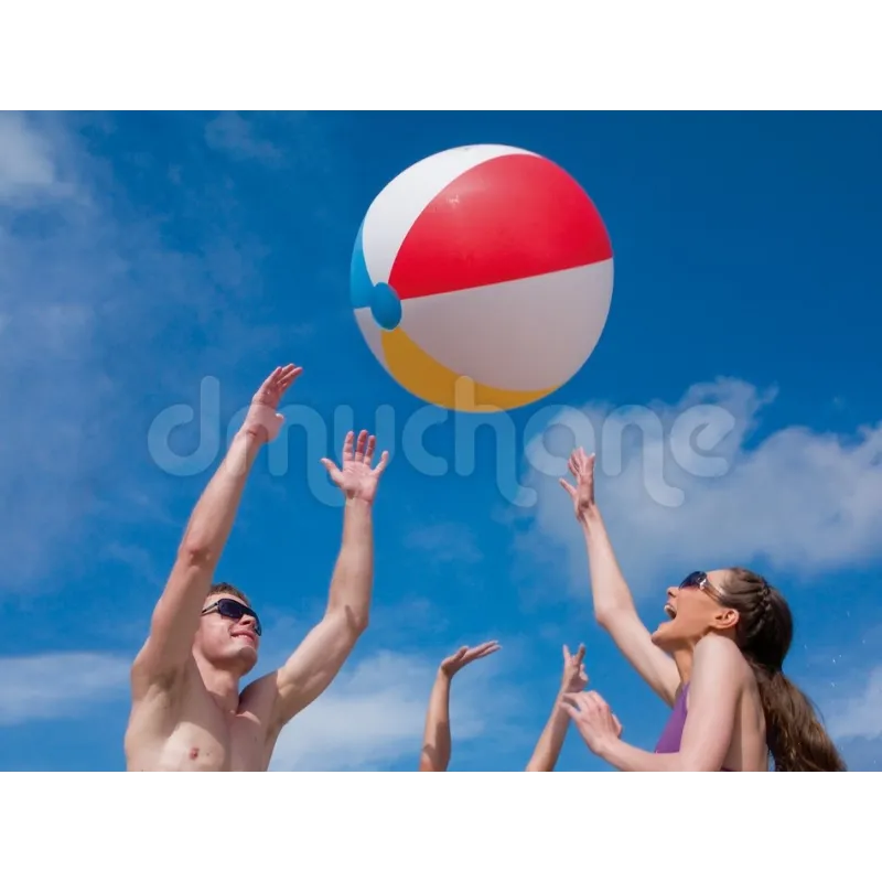 Pelota de playa hinchable de 61 cm, perfecta para jugar en la playa o en el jardín