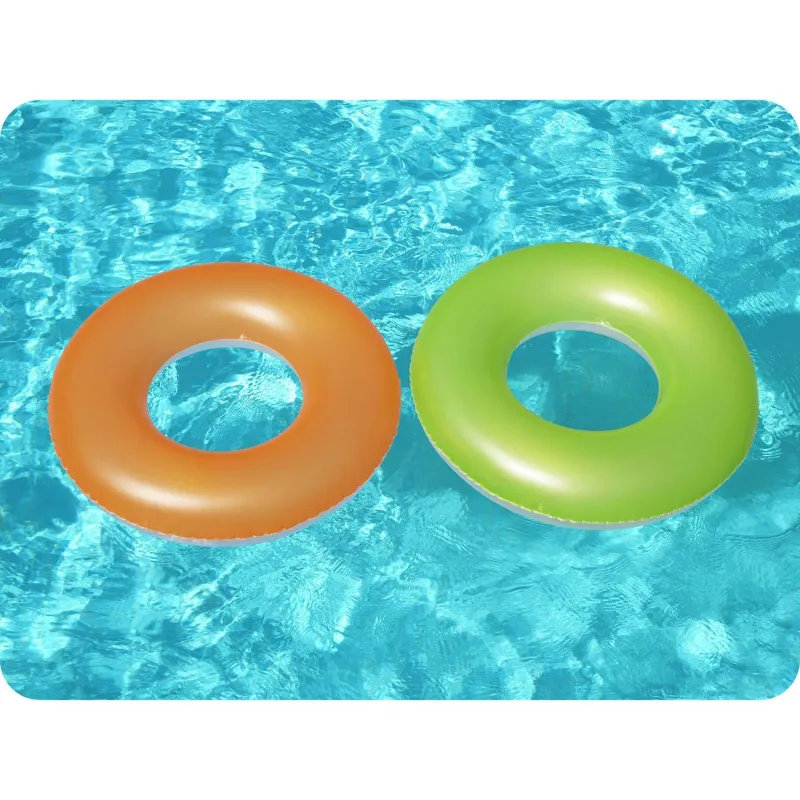 Pelota de playa 76 cm naranja, perfecta para que los niños jueguen en el agua