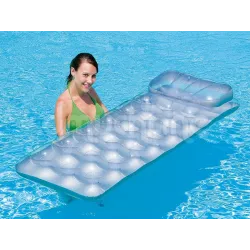 Colchón colorido para el agua, perfecto para la playa y la piscina