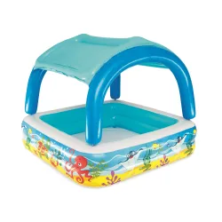 Piscina para niños con techo 140 x 140 x 114 cm Bestway 52192