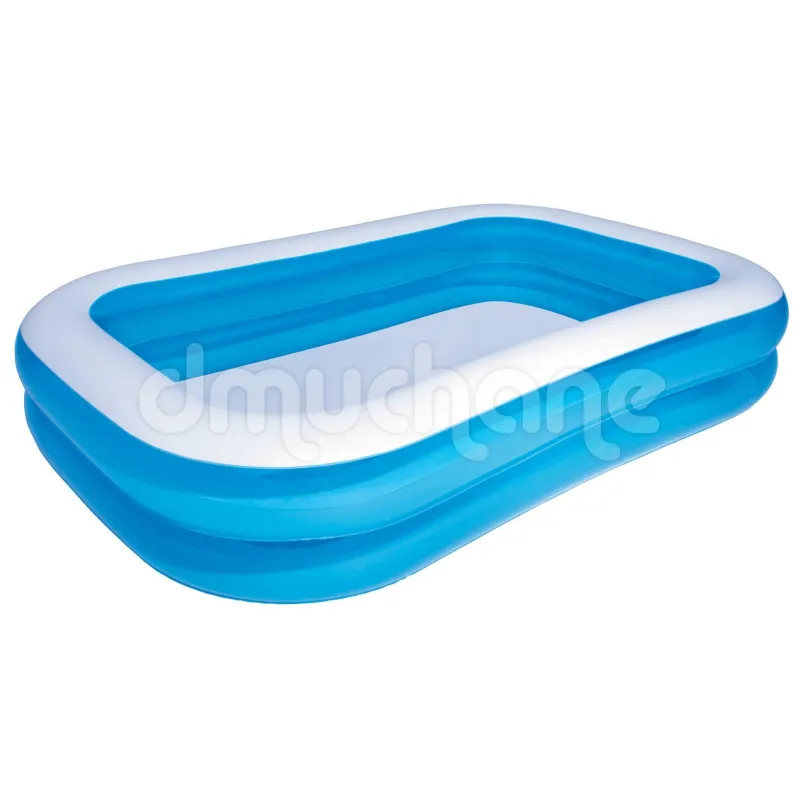 Piscina hinchable familiar azul 262 x 175 x 51 cm Bestway 54006 para el jardín