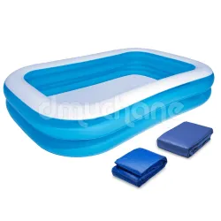 Bestway 54006 Piscina Hinchable Familiar 262 x 175 x 51 cm 3en1