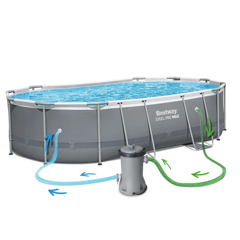 Piscina con accesorios, 18-en-1 Bestway 56448, para relajarse en el jardín
