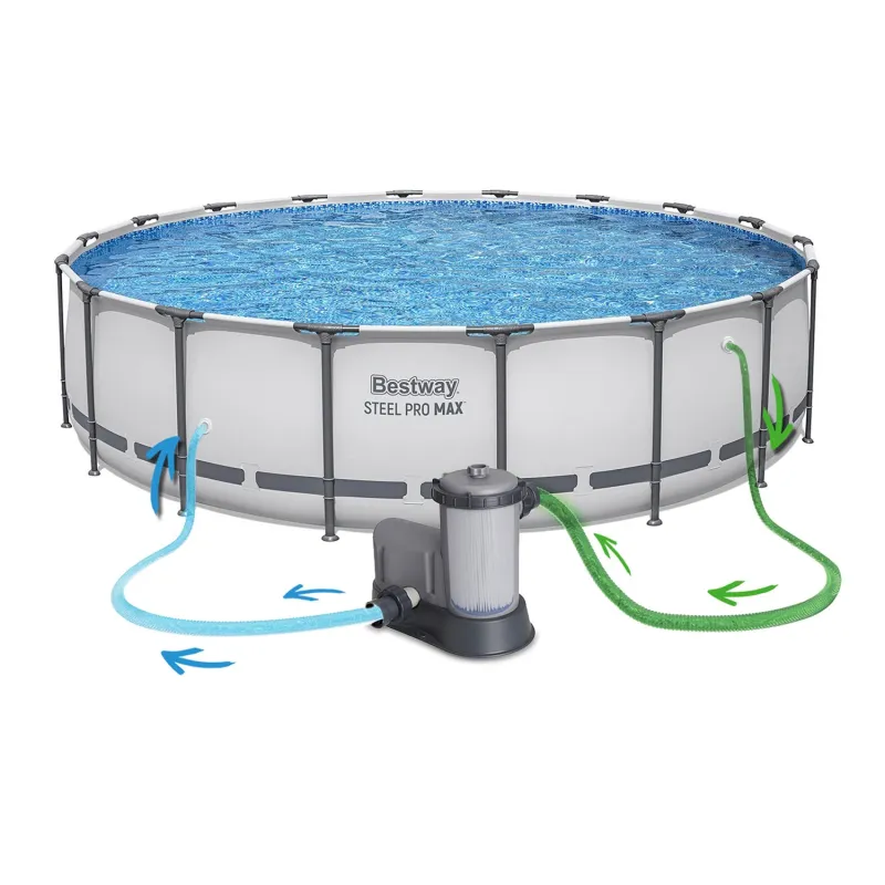 Piscina de jardín 549 x 122 cm, ideal para relajarse al aire libre