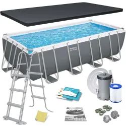 Bestway 56670 Piscina Estructural 488 x 244 x 122 cm 12en1