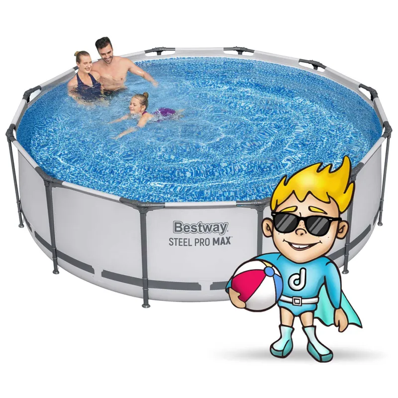 Piscina estructural 366 x 100 cm, ideal para reuniones familiares