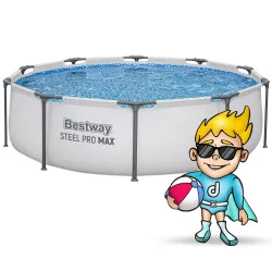 Piscina 305 x 76 cm, ideal para el verano en el jardín