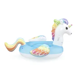 Unicornio hinchable 155 x 119 cm, hecho de material PVC duradero