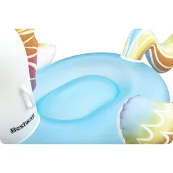 Unicornio hinchable 155 x 119 cm, perfecto para jugar en el agua en verano