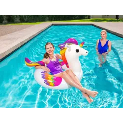 Flotador colorido en forma de unicornio para niños