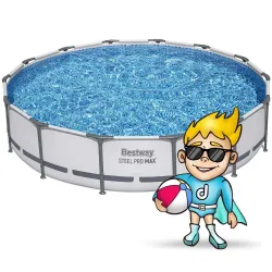 Piscina de jardín moderna 427 x 84 cm, perfecta para relajarse al aire libre