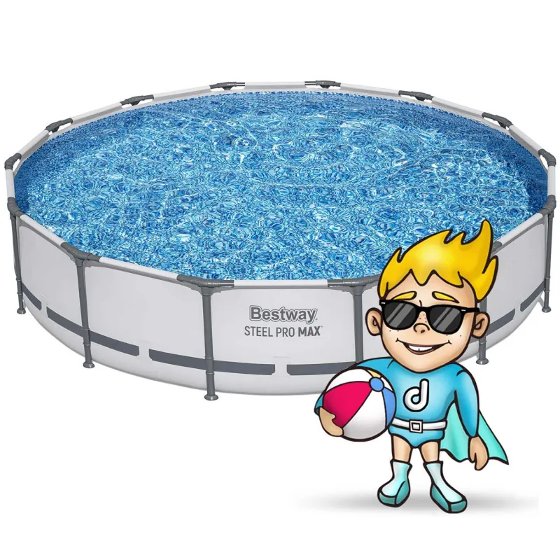 Piscina de jardín moderna 427 x 84 cm, perfecta para relajarse al aire libre