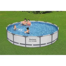 Piscina de jardín 427 x 84 cm, perfecta para relajarse en los días calurosos