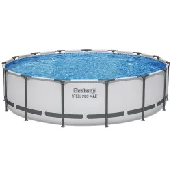 Piscina de jardín 457 x 107 cm de material resistente Bestway 56488 para uso al aire libre
