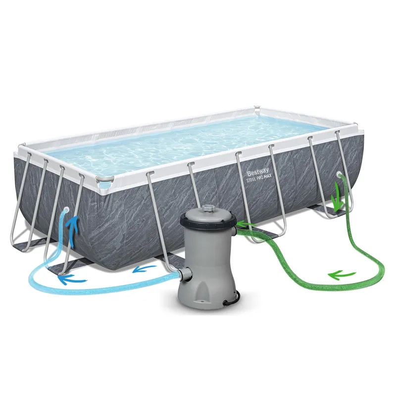 Piscina de jardín 11-in-1 Bestway 56721 perfecta para relajarse en el jardín