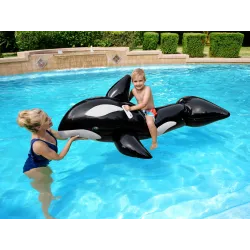 Orca Jumbo Hinchable Bestway 41009, colorido juguete acuático para diversión