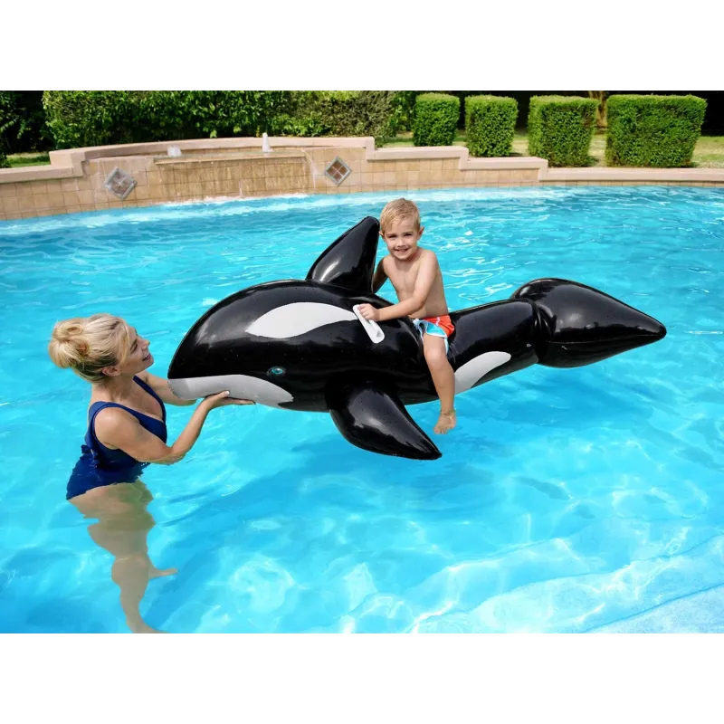 Orca Jumbo Hinchable Bestway 41009, colorido juguete acuático para diversión