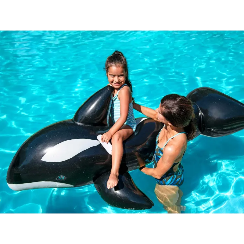 Orca Jumbo Hinchable Bestway 41009, fabricado en material duradero, ideal para vacaciones