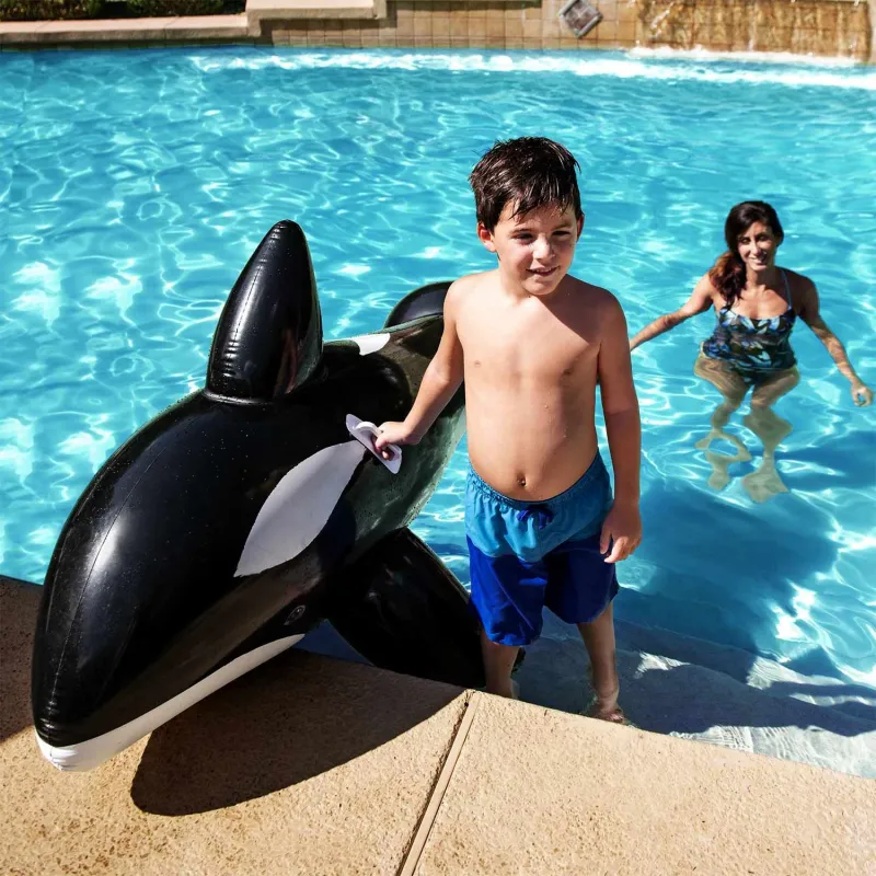 Orca Jumbo Hinchable Bestway 41009, gran diversión para el jardín o la piscina