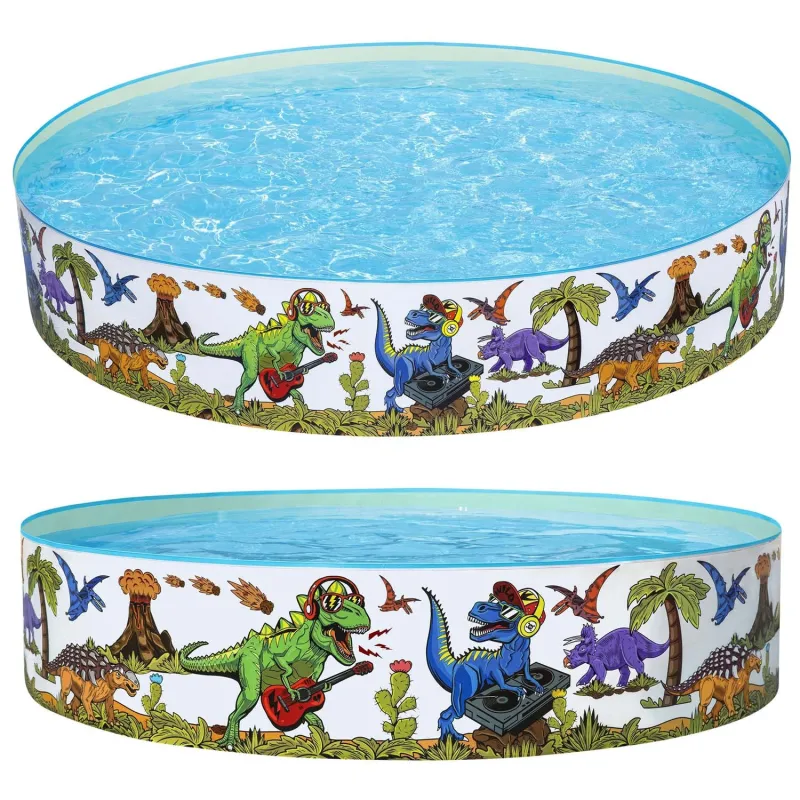 Piscina de Jardín Dinosaurios 244x46cm, perfecta para la diversión al aire libre