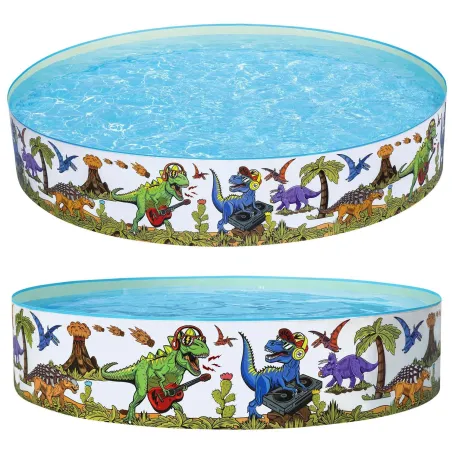 Piscina de Jardín Dinosaurios 244x46cm, perfecta para la diversión al aire libre