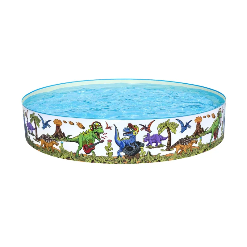 Piscina de Jardín Dinosaurios 244x46cm, colorida y divertida para los niños