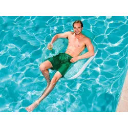 Bestway 43097 Sillón Hinchable Azul para Piscina, ideal para relajarse en el exterior