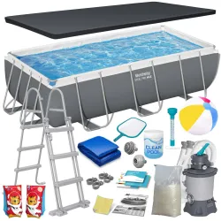 Bestway Piscina de Jardín con Estructura 404 x 201 x 100 cm 18in1 56442