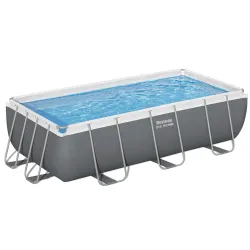 Fácil de montar piscina de jardín 404 x 201 x 100 cm para diversión al aire libre