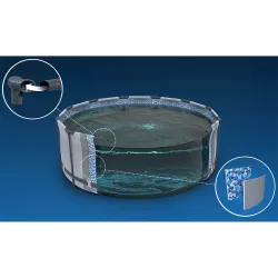 Piscina de jardín elegante 305 x 76 cm Bestway 56406