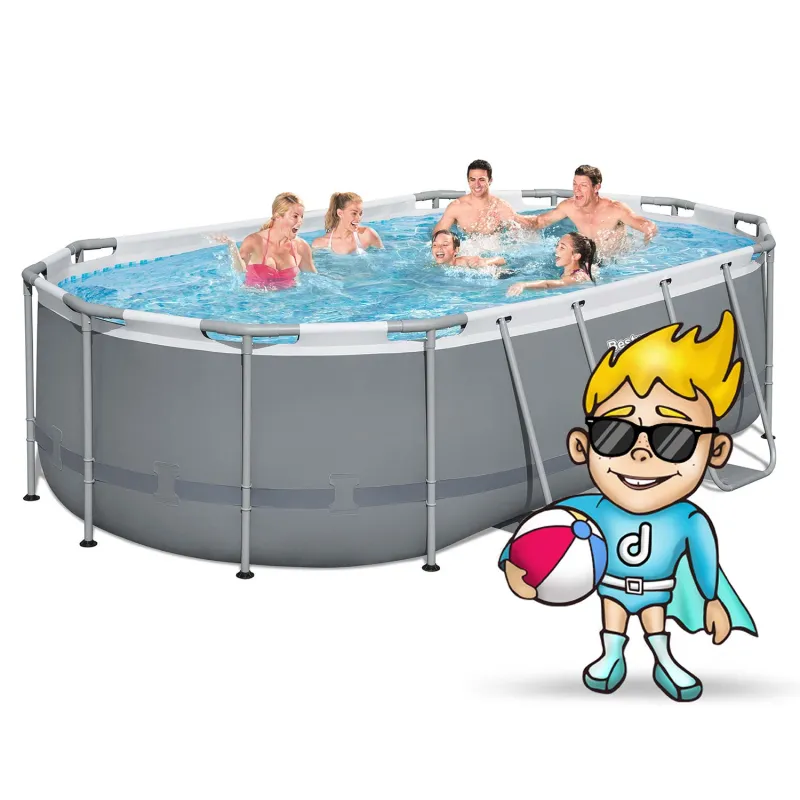 Piscina con estructura para jardín 427 x 250 x 100 cm 11en1 Bestway 56620