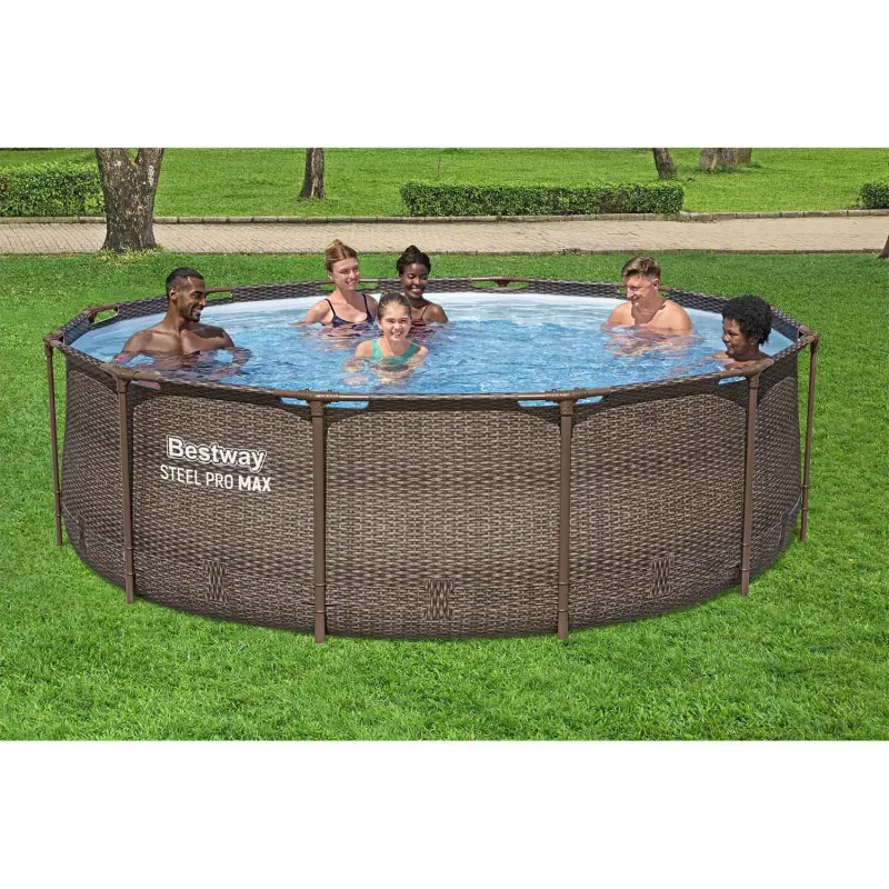 Piscina de Jardín 366 x 100 cm, ideal para la diversión al aire libre en familia