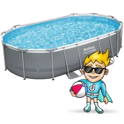 Bestway 56448 Piscina moderna 488 x 305 x 107 cm con Set 12-en-1