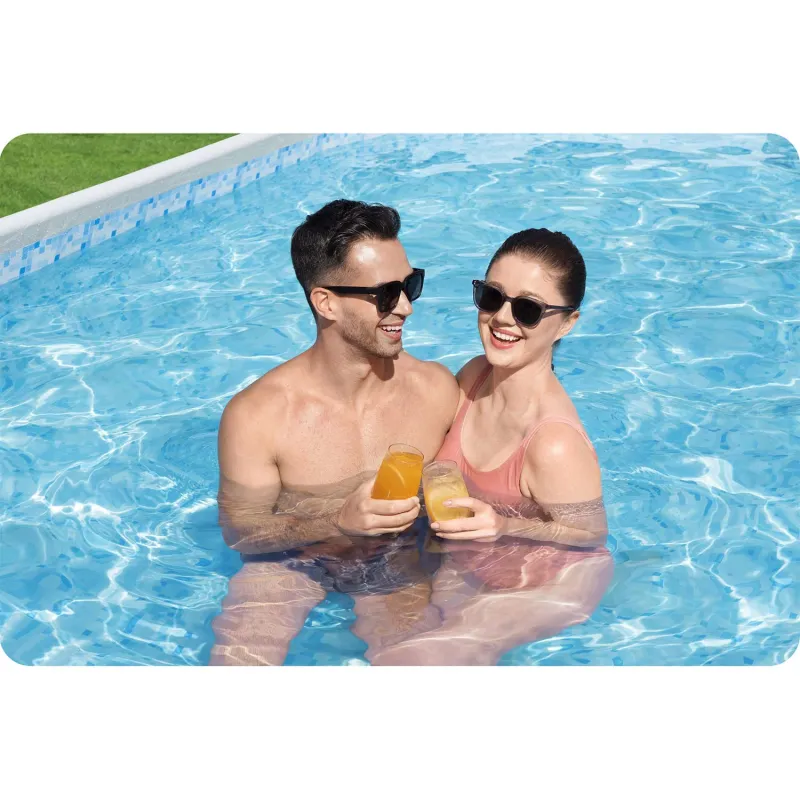 Bestway 56448 Piscina ideal para el jardín 488 x 305 x 107 cm