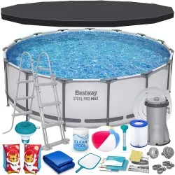 Piscina de jardín 457 x 122 cm, perfecta para disfrutar del verano al aire libre