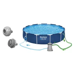 Piscina tubular resistente 366 x 76 cm, fácil de montar