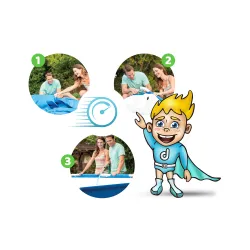 Piscina de jardín resistente, ideal para el verano