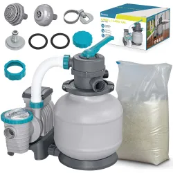 Bomba de Arena 6056 l/h + 25kg Arena Bestway 58497