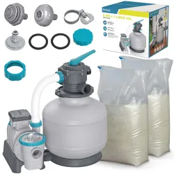 Bomba de arena 11355 l/h + 50kg arena Bestway 58486