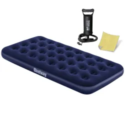 Bestway 67001 Colchón Hinchable 188x99x22 cm con Bomba Manual