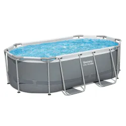 Piscina de jardín fácil de montar 305 x 200 x 84 cm, ideal para uso estacional