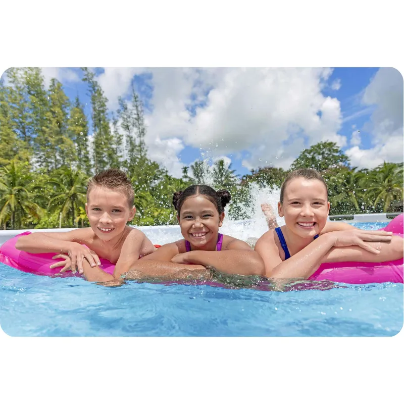 Piscinas con estructura 549 x 274 x 122 cm 12in1, perfectas para los niños en el exterior