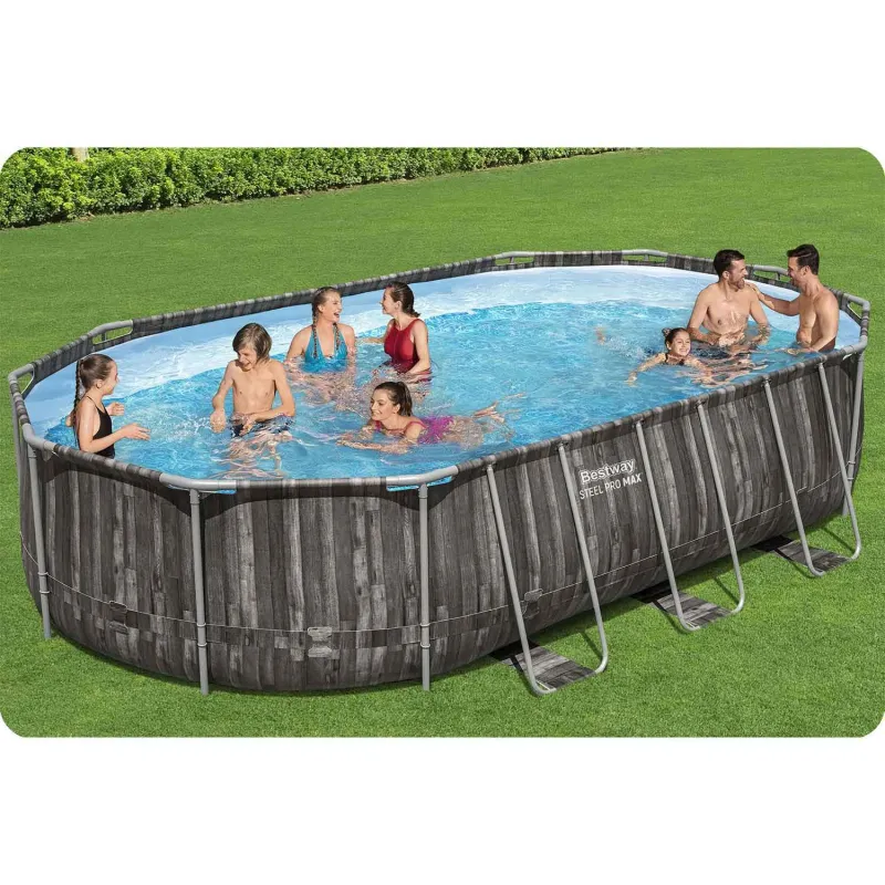 Piscina de jardín 610 x 366 x 122 cm, perfecta para fiestas de verano al aire libre