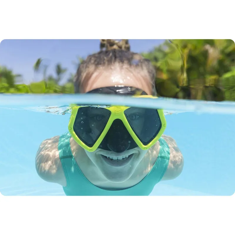 Máscara de natación ideal para niños, que garantiza la seguridad en el agua