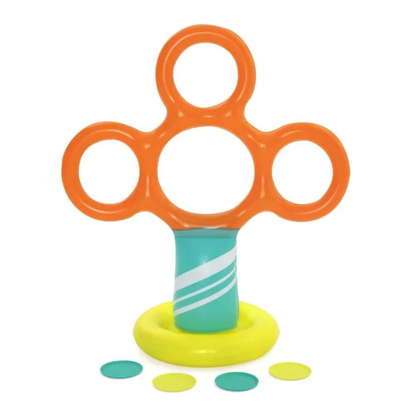 Bestway Soporte Frisbee con Aros para Niños, ideal para juegos de jardín para niños