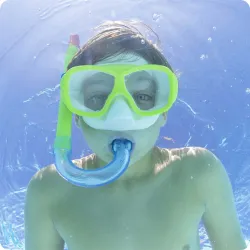Bestway 24035 Set de Buceo Verde, ideal para niños y adultos